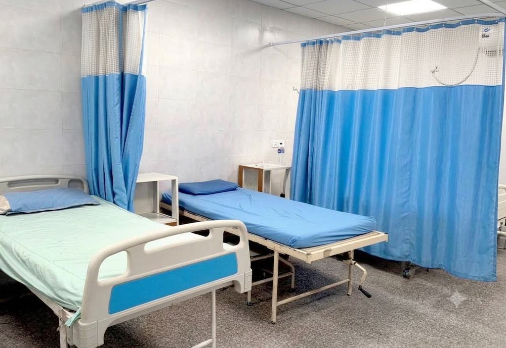 General ward beds at Sona Devi Hospital